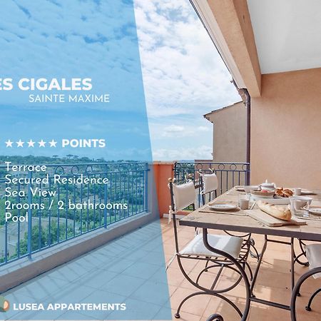Les Cigales, Superbe Vue - Golfe De Sainte-Maxime Appartement Buitenkant foto